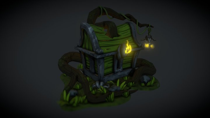 Treasure Chest 3D Model