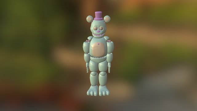 Those Night's at Fredbear's Spring Freddy model 3D Model