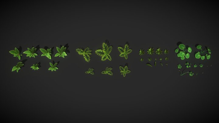 Plants Ready 3D Model