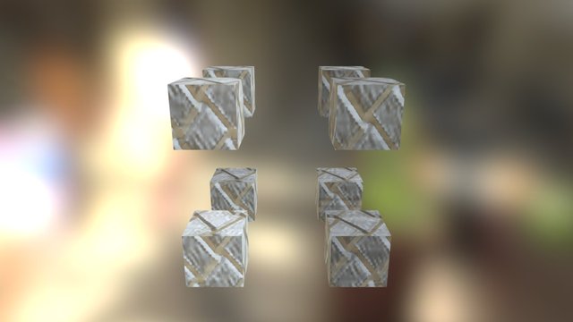 Cube Structure 1 3D Model