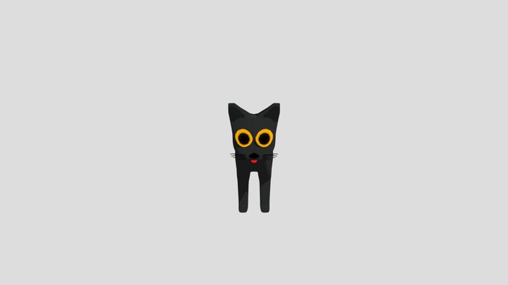 Black Cat 3D Model