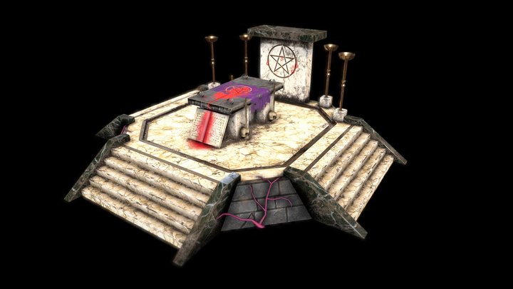 Sacrifice altar 3D Model