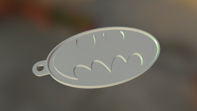 Batman Keyring 3D Model