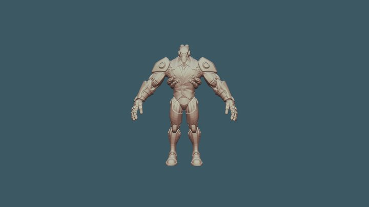 Yakuza_ Robot_LP 3D Model