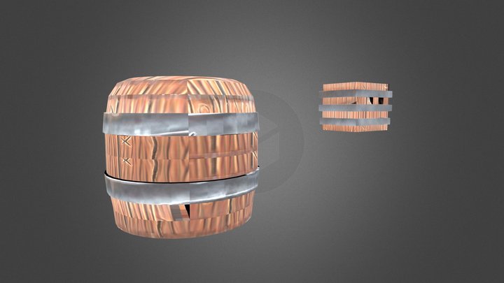 бочка начало 3D Model