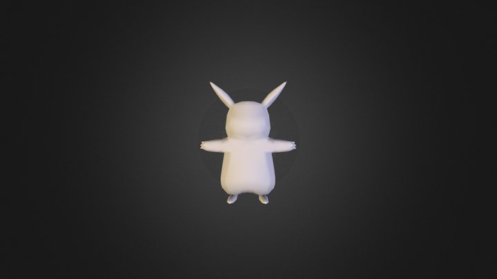 Pikachu V2 3D Model