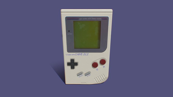 Game boy 3D Model