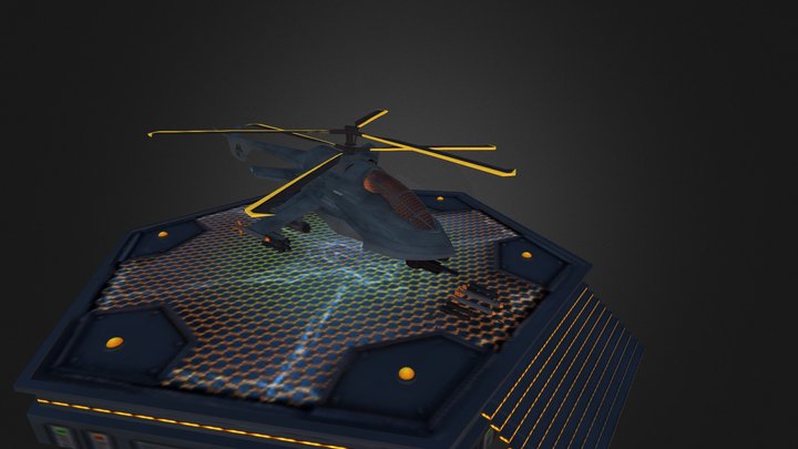Helicopter 3D Model