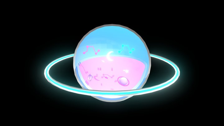 Mini Orbital Planet(FBX) – Kostenloses 3D-Modell STL