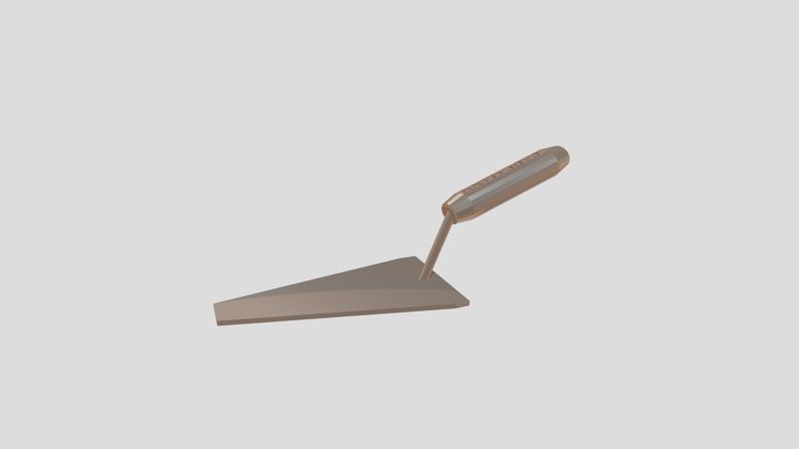 Trowel Tool 3D Model