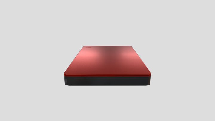 External Hard Drive 3D Model