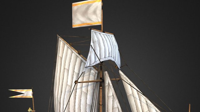 Yacht 3D Model