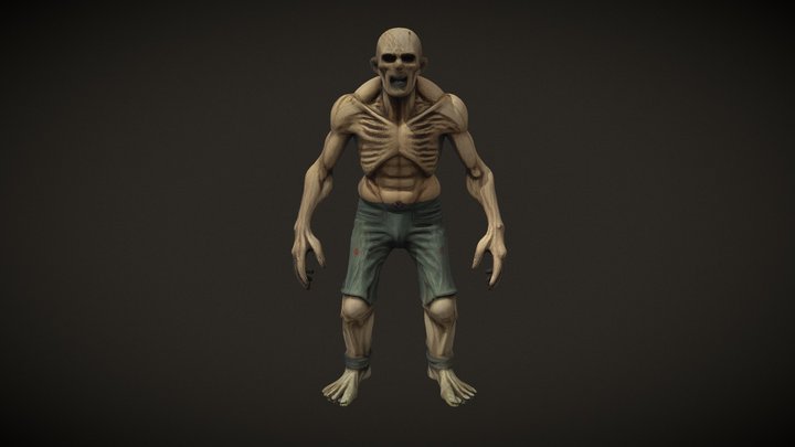 Undead Ghoul 3D Model