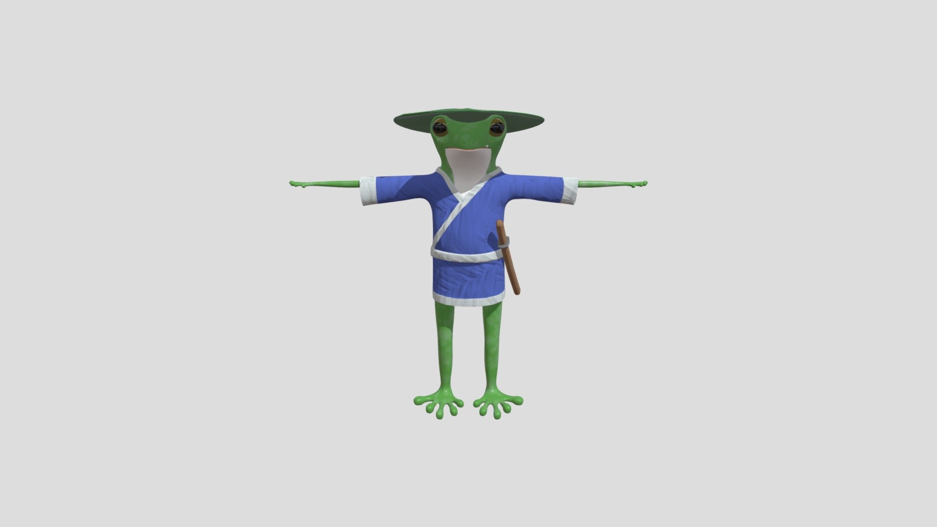 Yoshitsune the Samurai Frog Bow