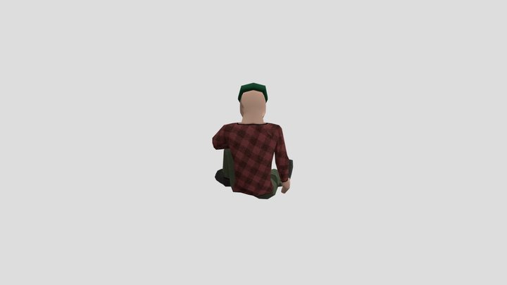 Guy sleeps 3D Model