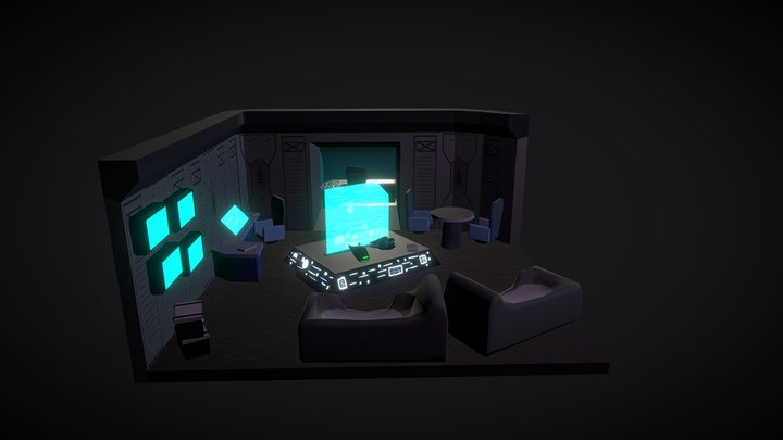 Bounty Hunter Ship! 3D Model