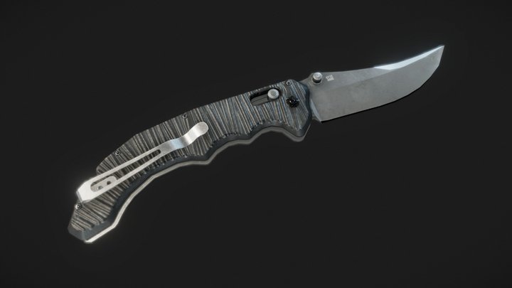 Knife model 3D Model