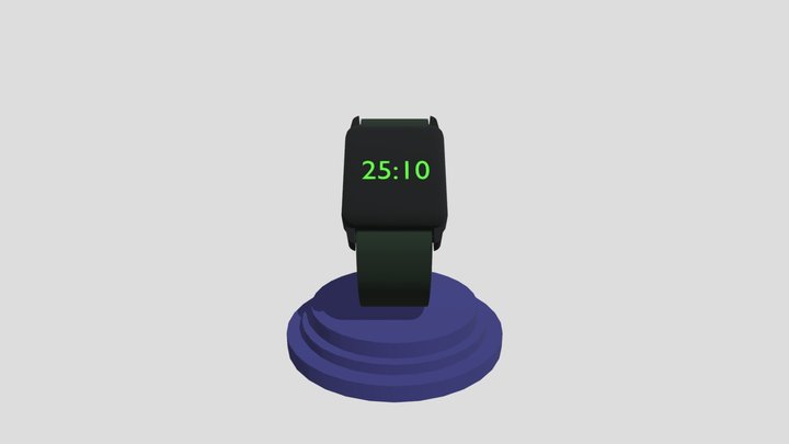 Fitness Tracker 3D Model