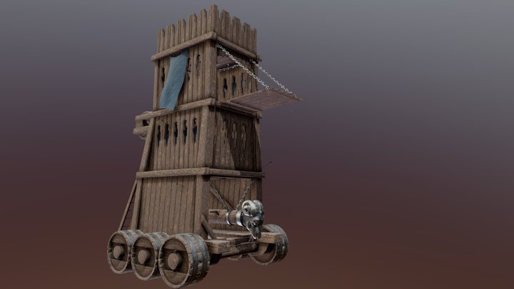 Full_SiegeTower 3D Model