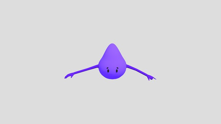 American sign language game Spirit 3D Model