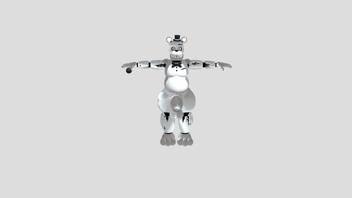 Withered Freddy 3D Model