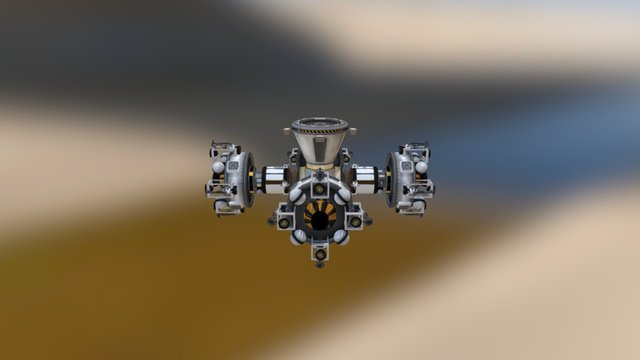 Probe Droid Station Hub (Stock) 3D Model
