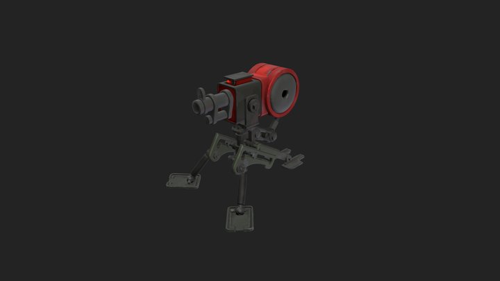 Skirmisher (Team Fortress 2 Sentry Gun) 3D Model