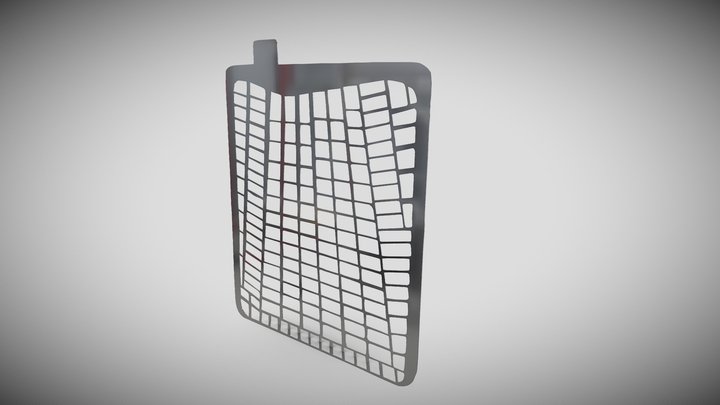Battery Grid 3D Model