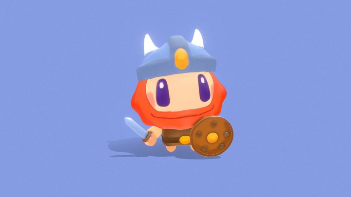 Little Barbarian 3D Model