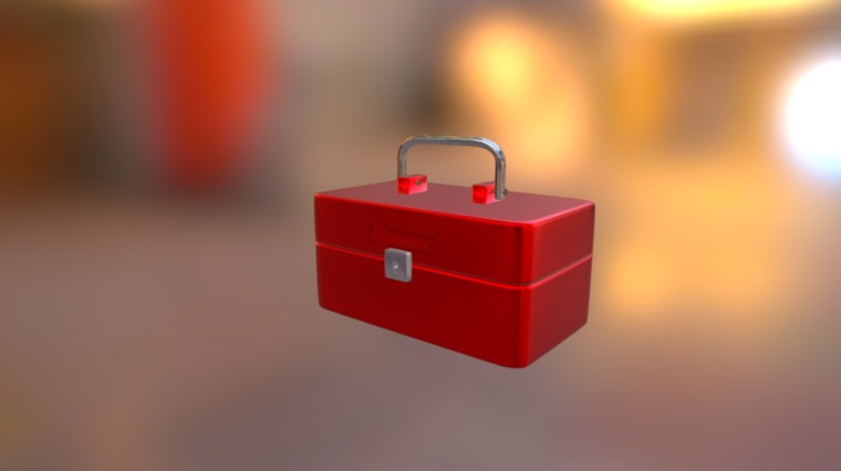 Vintage toolbox - Download Free 3D model by starkerg [7ccda7d] - Sketchfab