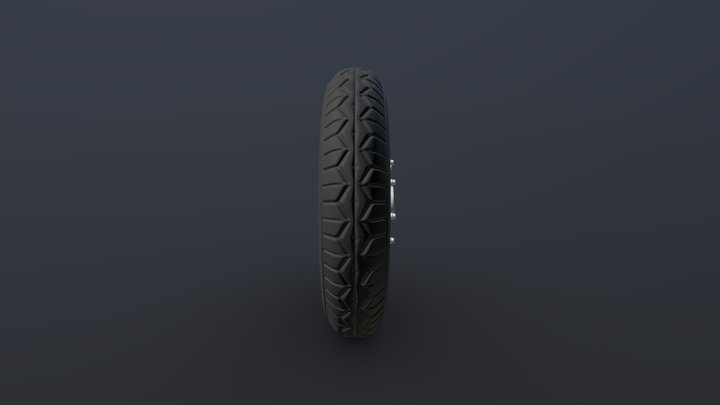 Fiat621_wheel_v2 3D Model