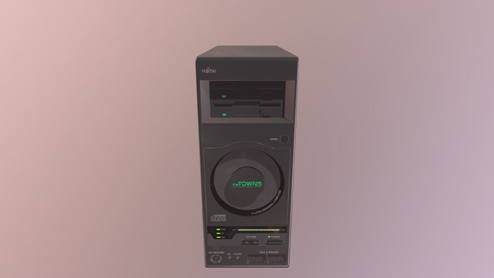 Fm Towns - Fujitisu 3D Model