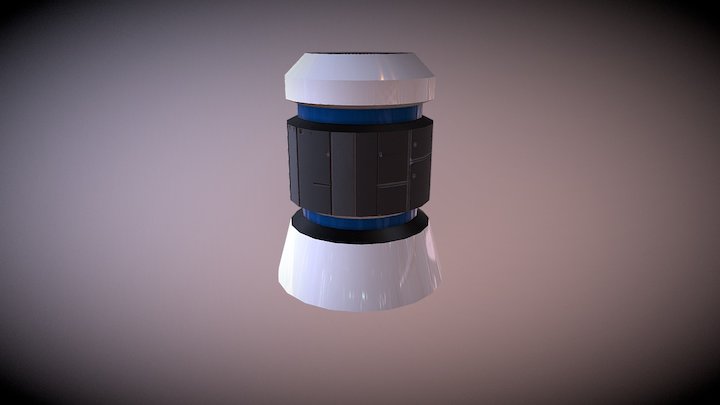 Junction Gate - Storage Barrel 01 3D Model