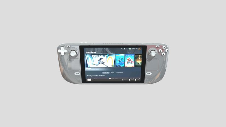 Aperture Steam Deck 3D Model