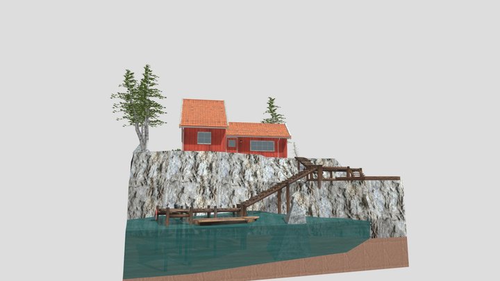DAE Diorama - By the ocean 3D Model