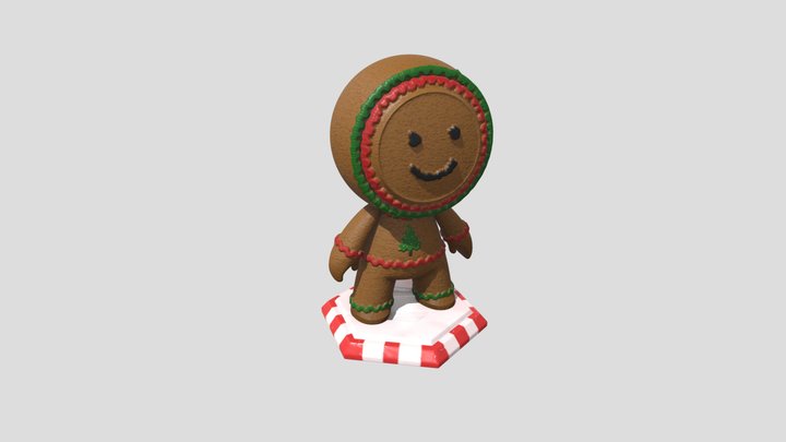Gingerbread Mat 3D Model