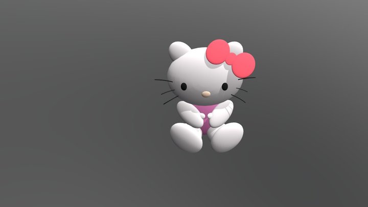 Hello Kitty (1) 3D Model
