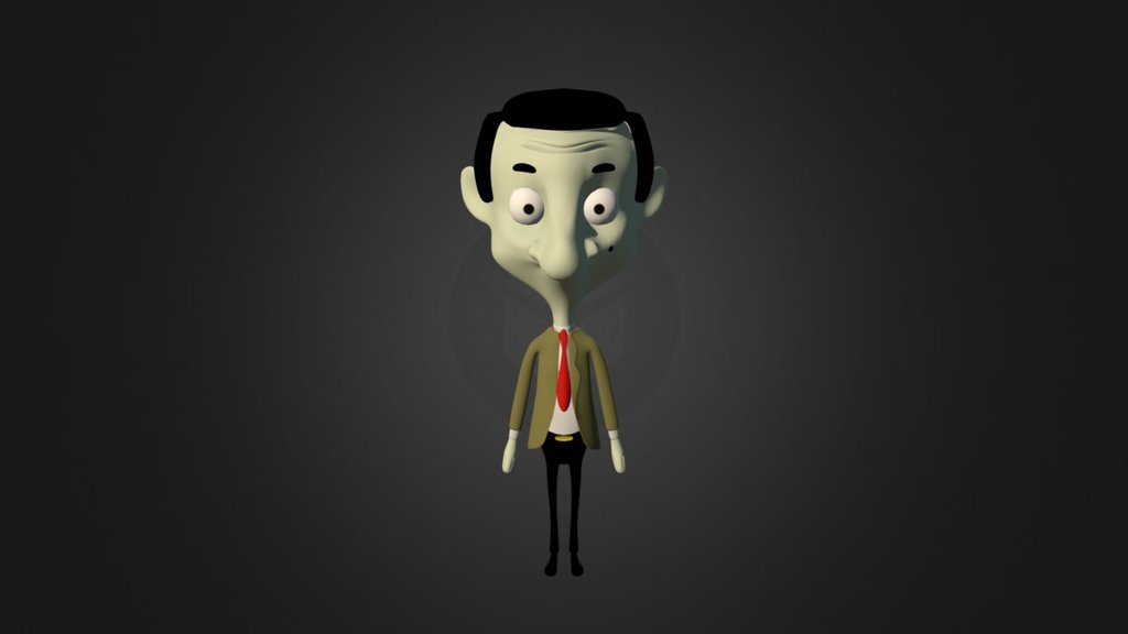 Mr Bean 3D model by janjeraldr [7cd5c59] Sketchfab