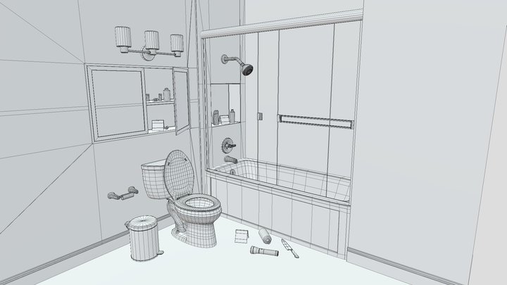 Test - Wireframe 3D Model