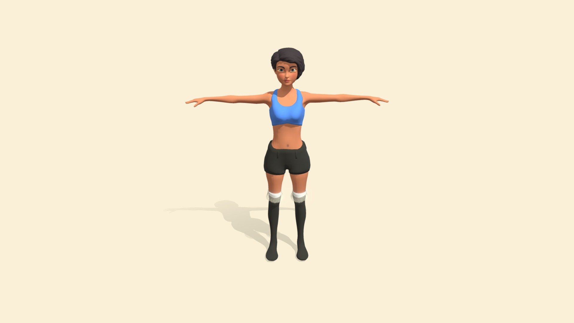 Toon Woman - Download Free 3D model by Alihan (@BenAlihan) [7cda89c ...