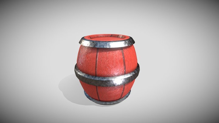 A simple barrel model 3D Model