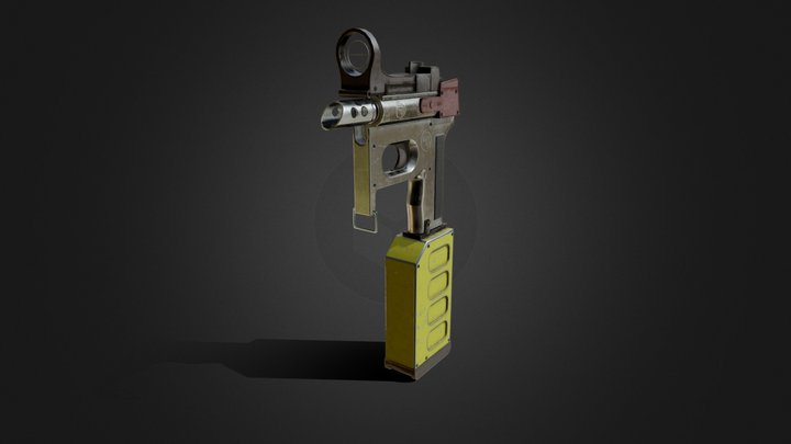 Scifi Gun CZ 801 3D Model