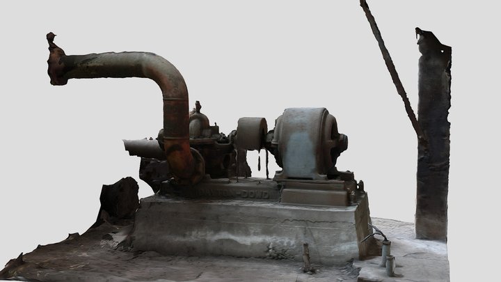 Petrified Pump (Free Raw Scan) – Gratis 3D-model STL