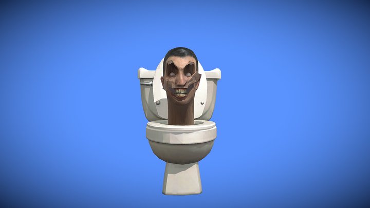 Skibidi Toilet Asset 3D Model