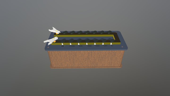 Resistance Box 3D Model