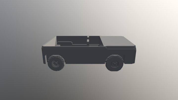 Partly finished UAZ style car thinger 3D Model