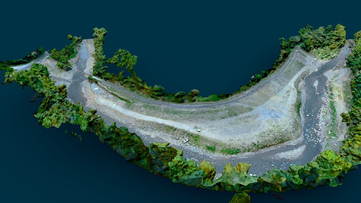 Illchester Upper Dam Pond 3D Model