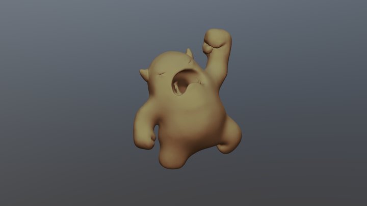 Melvin Study Sculpt 3D Model
