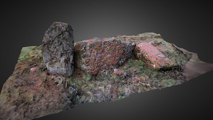 The Nine Stanes, Garrol Wood, Recumbent Stone – Free 3D Model STL