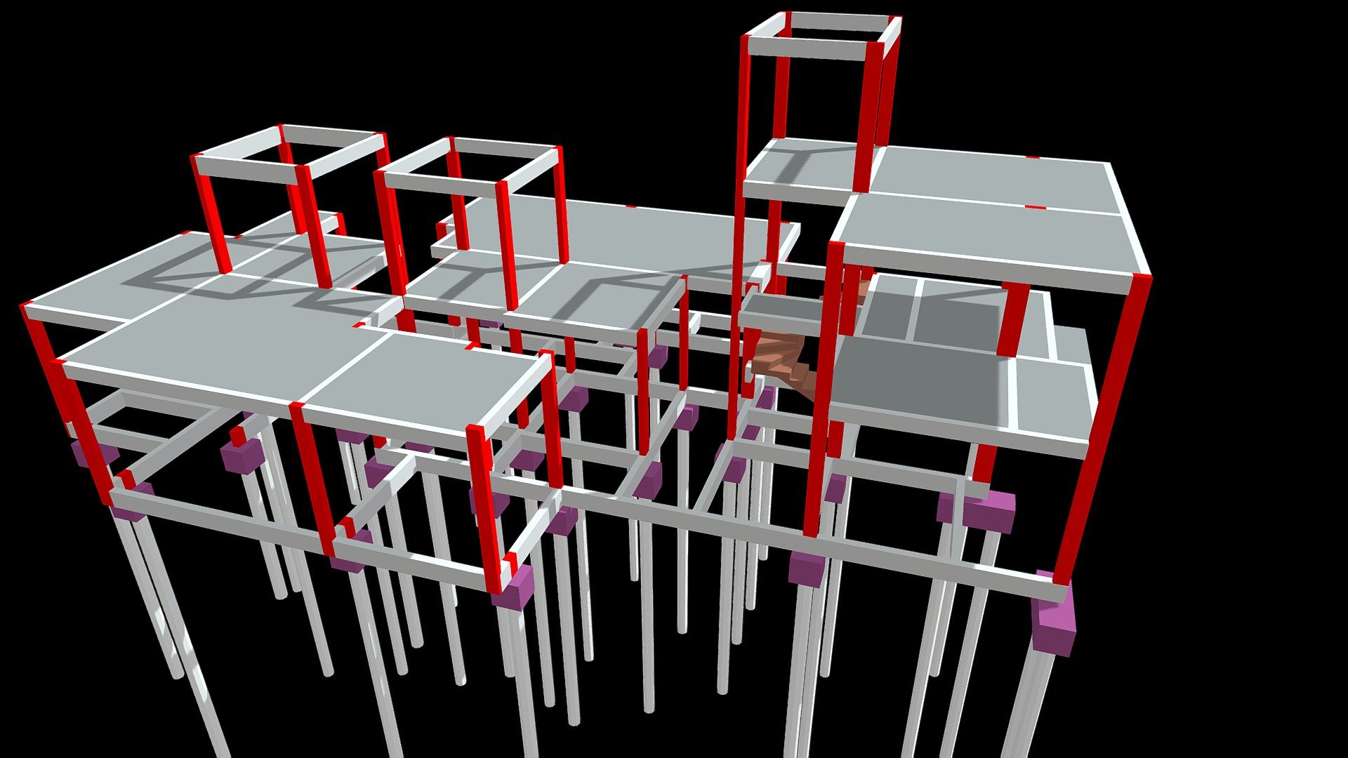 CASAS GEMINADAS SETE LAGOAS - MG - 3D model by Eng.º Estruturas Thiago ...